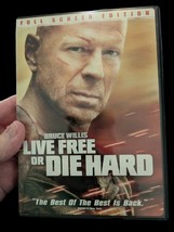 Die Hard 4: Live Free or Die Hard DVD 2007 Rated PG13 Bruce Willis Justi... - $143.37 MXN