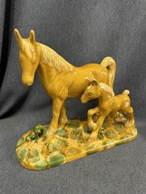 Beautiful MCM Royal Haeger Pottery Horse and Colt Statue Figurine #R451 ... - £80.87 GBP