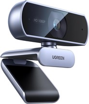 1080P Webcam with Microphone Full HD USB Web Camera Adjustable FOV Noise Canceli - £55.77 GBP