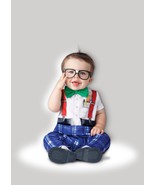 InCharacter Baby Boy&#39;s Nursery Nerd Costume White and Blue Medium (12-18... - £50.31 GBP