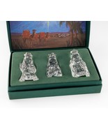 Marquis Von Waterford Crystal The Three Wise Herren Set W/Original Dose - £79.11 GBP
