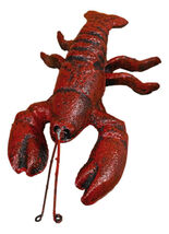 Pack Of 4 Cast Iron Nautical Cajun Creole Mini Baby Lobster Decorative F... - $36.59 CAD