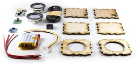 Kitables DIY Bluetooth Speaker Cube Kit | Build Your Own Portable Wood, Speaker - £44.02 GBP