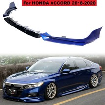 Yofer Night Pearl Blue Front Bumper Lip Splitters For Honda Accord 2018-... - £106.00 GBP