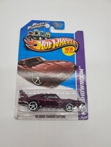 Hot Wheels 69 Dodge Charger Daytona  2012 X1638 1:64 Scale Die Cast - £3.76 GBP