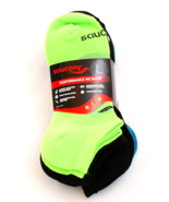 Saucony Performance Assorted No Show Socks 6 Pairs in Package Men&#39;s L  8-12 - £38.91 GBP