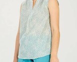 Vilagallo fiorella shirt Aqua Leopard - $37.00