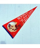 Vintage New England Patriots Helmet Full-Sized Felt Pennant NFL Football - $29.69