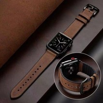 Leather Silicone Band For Apple Watch Ultra 2 Series 9 8 7 6 SE 40/44/41/45/49mm - £2.61 GBP