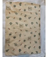 Floral Pillowcase 1 Count Standard Garden Herb Lover Design Beige Green ... - $9.59