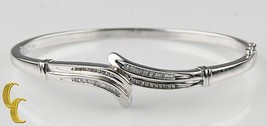 Femmes Argent Sterling Canal Set Diamant Bracelet Cadeau pour Elle - $288.04