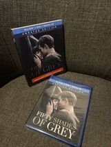 Fifty Shades of Grey (Blu-ray/DVD, 2015, 3-Disc Set, No Digital Copy) Slip Cover - £3.11 GBP