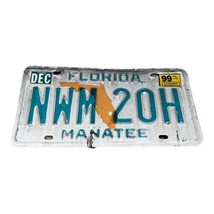 1999 Florida Manatee County Collectible License Plate Original Tag NWM 20H Vtg  - £10.94 GBP