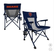 Chicago Bears Hand Arm Chair Navy Blue NFL Tailgating Camping Cup Holder - $98.99