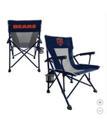 Chicago Bears Hand Arm Chair Navy Blue NFL Tailgating Camping Cup Holder - $139.22 CAD