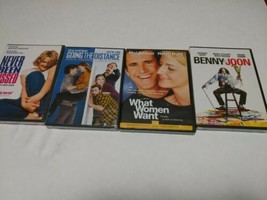 Romantic Lot of 4 DVD&#39;s Drew Barrymore Johnny Depp Mel Gibson Benny &amp; Joon - $13.00