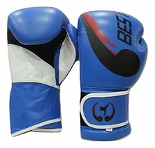 Bestzo Boxing Gloves Men Real Leather Muay Thai Training Gloves, Sparrin... - $55.00