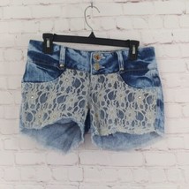 Menina Fashions Shorts Womens 38 Lace Studded Low Rise Cut Off Shortie Boho - $19.99