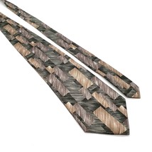 Pierre Cardin Mens Necktie Accessory Office Work Olive Tan Casual Dad Gift - £14.91 GBP