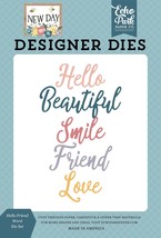 Echo Park Paper Company Hello Friend Word Die Set - £12.30 GBP