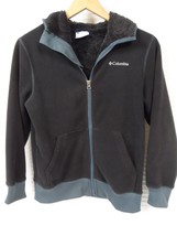 Columbia Mt. Hood Grinder Essential Hoodie Black Fleece Fuzzy Lining You... - £11.78 GBP