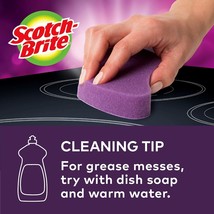 Scotch Brite For Glass Stovetops, Tackle Burnt On Messes, 4 Pads - $17.27