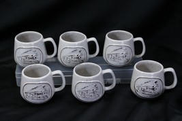 440 Steam Locomotive Coffee Mug Engine Train Onion River Pottery Winoosk... - $48.99