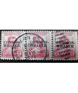Three  1935 Philippines Commonwealth Used Postage Stamps - $0.99