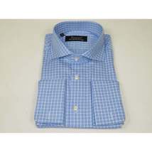 Men's Shirt FAMOZO Turkey 100% Cotton Cut-away Collar French Cuffs FA5 Blue image 5