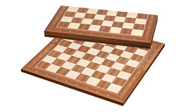 High quality FOLDING tournament size Wood chess board Bonn 50 mm - 2 inch - £82.80 GBP