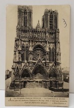 La Grande Guerre 1914-15 La Cathedral Rheims Postcard B10 - £7.86 GBP