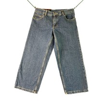 New Faded Glory Boys Size 8 Husky Relaxed Fit Straight Leg Jeans Blue Denim - £9.66 GBP