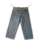 New Faded Glory Boys Size 8 Husky Relaxed Fit Straight Leg Jeans Blue Denim - £9.66 GBP