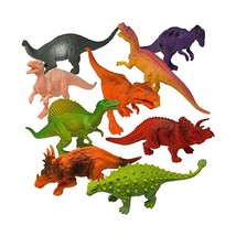 Prextex Realistic Looking 7 (18cm) Dinosaurs Pack of 12 Large Plastic As... - £29.38 GBP