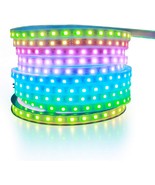 Addressable Rgb Led Strip Light Alitove Ws2811 24V 32.8Ft 600 Leds Dream... - $950.86 MXN