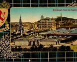 Clan Douglas Tartan Edinburgh Castle Scotland UNP Unused DB Postcard L9 - $8.87
