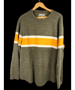 Vintage American Eagle Shirt Size L Y2K Rugby Sweater Thermal Knit Mens - $37.04
