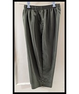 Women&#39;s Allison Daley Dark Olive Green Pull On Capris Pants 12P - $21.81 CAD