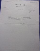 Vintage Crane Co Grand Rapids MI Correspondence 1924 - $4.09 CAD