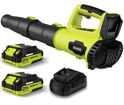 Leaf Blower, 21V Cordless Electric Blower with 2 2.0Ah Batteries and 1 H... - $8,466.79 MXN