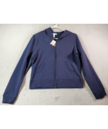 Ambiance Apparel Hoodie Youth Large Blue Cotton Long Sleeve Pockets Full... - $11.70