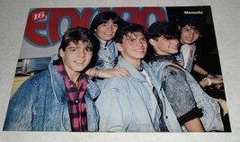 Menudo 16 Magazine Color Photo Clipping Vintage 1987 Ricky Martin Group ... - $14.99