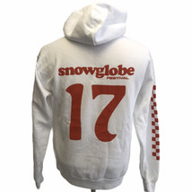 2017 Snowglobe Music Festival White Hoodie Sweatshirt Size Medium Concer... - $29.95