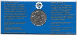 Pope John Paul II Visit To Canada Fort Simpson Sept 9-20, 1984 Medallion... - £5.70 GBP