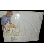 Vtg Martha Stewart Everyday Full Fitted Sheet No Iron WHITE - $341.99 MXN