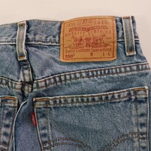Levi's 550 Relaxed Fit Tapered Leg Women's 10 MIS L (28x33) Blue Denim Jeans image 3