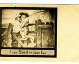 I Can See It In Your Eye Postcard 1908 J I Austen Carbon Series 521 - $10.89