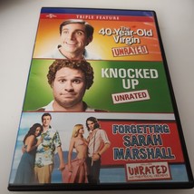 Triple Feature: The 40-Year-Old Virgin/Knocked Up/Forgetting Sarah Marshall - £3.12 GBP