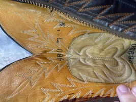 Laramie Hand Made cowboy boots in  brown Exotic leather  image 13