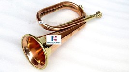 Civil War Era Solid Copper Bugle Us Military Cavalry Horn - £41.46 GBP